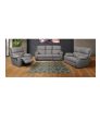 Earthline Milano Fabric Sofa - Grey Hot on Sale