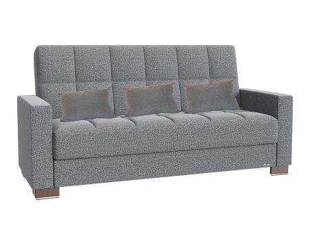 Monet Sleeper Couch Grey Discount