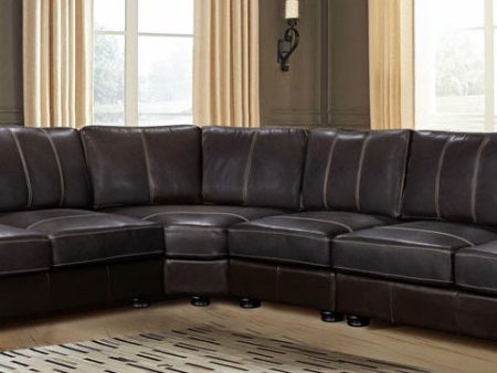 Earthline Chapline Corner Lounge Suite Full Leather Sale