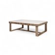 MW980 Contemporary Oak + White Coffee Table For Sale