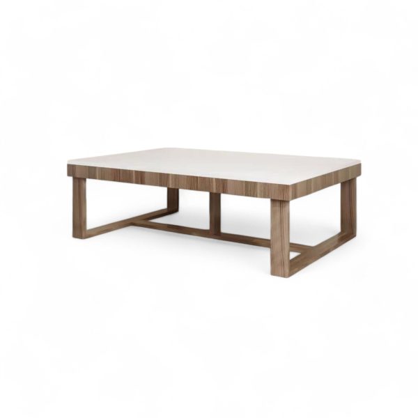 MW980 Contemporary Oak + White Coffee Table For Sale