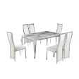 Marble Dining Set 1+6 Online Hot Sale