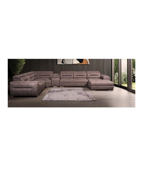 Earthline Okavongo 5 Piece Corner Couch - Close Out Grey Sale