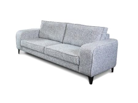 Earthline Ringo 2 Seater Sofa Grey For Discount