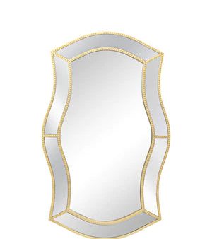 Exotic Designs Lexy curve Mirror - Gold Cheap