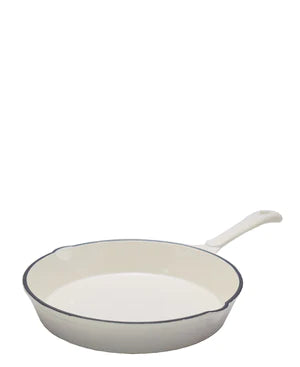 CTH 7 Piece Cast Iron Pot Set - Two Toned White Cream Discount