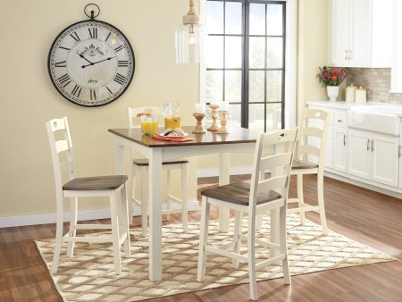 Woodanville Counter Height Dining Table and Bar Stools (Set of 5) on Sale