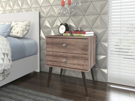 Urban Decor Exotic Designs Night Stand - Brown Supply