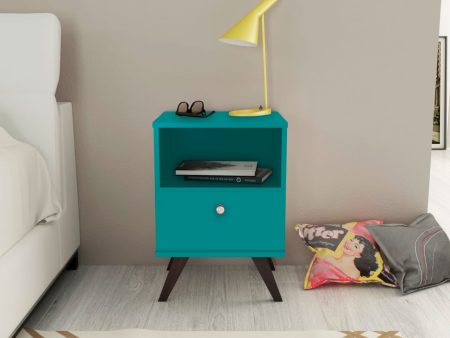 Urban Decor Exotic Designs Night Stand - Teal Fashion